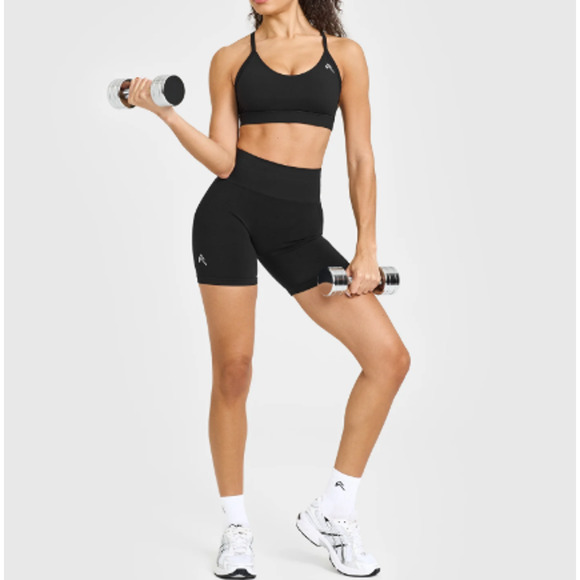 Oner Active Black Effortless Seamless Shorts Size M - Picture 10 of 11